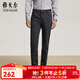 雅戈爾（YOUNGOR）牛仔褲男特殊后整理工藝斜紋外觀(guān)柔軟手感上身體感舒適2025新品 深灰VCXZ319923CWY 34 175/84A （2尺6）86cm