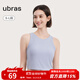 ubras【虞書(shū)欣同款】羅紋辣妹短款吊帶背心女可外穿打底 【辣妹背心款】奶鹽藍色 M