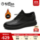 金利來(lái)（goldlion）男鞋都市休閑鞋舒適時(shí)尚保暖加絨保暖棉鞋50604048601A-黑色-42碼