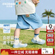 齊齊熊[吸濕排汗速干天絲]齊齊熊男童牛仔短褲夏季男寶寶五分褲兒童褲子