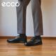 愛(ài)步（ECCO）皮鞋男 通勤德比鞋軟底系帶男士皮鞋 S輕巧混合520304 黑色52030401001 41