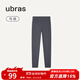ubras無(wú)尺碼輕薄裸感打底褲女瑜伽褲鯊魚(yú)褲騎行褲高彈運動(dòng)褲 【打底褲】深灰色 1條 均碼