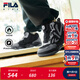 FILA斐樂(lè )兒童童鞋棉靴2025年冬季新款男童中大童兒童棉鞋 黑/城堡灰-BA 33 內長(cháng)20.5cm