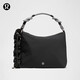 lululemon丨Convertible 女士多功能褶飾斜挎包 LW9FP9S 黑/瀝青灰 O/S