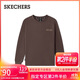 斯凱奇（Skechers）中性時(shí)尚休閑針織長(cháng)袖T恤衫L325U095