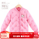 Hello Kitty凱蒂貓羽絨內膽兒童羽絨服女童學(xué)生外穿輕薄寶寶內穿加厚白鴨絨 玫紅櫻桃 513281 130cm
