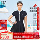 范德安（BALNEAIRE）高端連體裙式泳衣女防曬溫泉度假抗氯顯瘦塑身時(shí)尚保守 經(jīng)典黑L