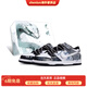 耐克（NIKE）定制球鞋 Dunk銀蛇特殊鞋盒云紋潑墨設計感潮流低幫板鞋男款黑白 黑白 38.5
