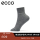 愛(ài)步（ECCO）百搭男士短襪  舒適襪子戶(hù)外運動(dòng)襪 9085481 麻灰色908548190870含 1雙 均碼 3941