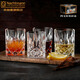 奈赫曼 德國啤酒杯調酒水晶杯洋酒杯威士忌杯酒具馬天尼杯洋酒 諾貝勒斯威士忌杯（禮盒裝） 295ml 4只