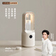 olayks立時(shí)無(wú)葉風(fēng)扇家用桌面小型臺式臥室輕音搖頭電風(fēng)扇香薰加濕 陶白【帶香薰盒/加濕器】