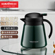 金灶（KAMJOVE）雙層防燙保溫燜茶壺白茶燜泡壺普洱泡茶壺不銹鋼茶水分離泡茶器 LX-310綠色（五行·木） 800ml