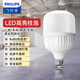 飛利浦（PHILIPS）LED球泡節能燈大功率高亮天棚燈廠(chǎng)房商用工廠(chǎng)車(chē)間燈E27螺口燈泡 【30w白光】高亮柱泡