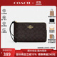 COACH蔻馳女包錢(qián)包卡包經(jīng)典老花手拿包拉鏈手腕包輕奢風(fēng)禮物女 CZ277 IMXAQ