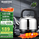 格來(lái)德（Grelide）燒水壺家用熱水壺加厚304不銹鋼色電熱水壺超大容量6L電水壺燒水器自動(dòng)斷電 160S 不銹鋼色