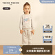 Teenie Weenie Kids小熊童裝秋季款女寶寶休閑百搭衛衣衛褲兩件套 花灰色 100 cm