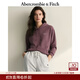 Abercrombie & Fitch經(jīng)典小麋鹿圖案男裝女裝情侶裝25秋季LOGO套頭衛衣175-4021 暗櫻色 L (180/108A)