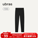 ubras無(wú)尺碼輕薄裸感打底褲女瑜伽褲鯊魚(yú)褲騎行褲高彈運動(dòng)褲 【打底褲】黑色 1條 均碼