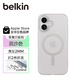 貝爾金（BELKIN）適用蘋(píng)果17手機殼 iPhone17全包磁吸手機殼 沙色半透明手機保護套
