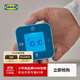 宜家（IKEA）KLOCKIS庫克斯鐘溫度計鬧鈴計時(shí)器白色現代簡(jiǎn)約北歐風(fēng) 白色7x7cm