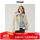 ELAND【領(lǐng)子兩穿】衣戀仿羊羔絨女百搭女士保暖外套2025秋季新款 象牙白/白色(39)Ivory S 160