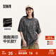 森馬（Semir）涼感T|大力水手聯(lián)名短袖T恤女中長(cháng)款oversize夏抗菌滿(mǎn)印衣服 灰色調00322 S