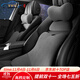 YWU輕奢汽車(chē)頭枕腰靠車(chē)用頸椎枕靠枕車(chē)載護頸枕記憶棉車(chē)內邁巴赫級座 頭枕 【套裝】【腰靠+頭枕】-太空灰