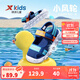 特步（XTEP）童鞋兒童涼鞋幼小童男童寶寶包頭軟底防滑舒適沙灘鞋 深邃藍/智能藍 26