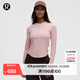 lululemon丨Hold Tight 女士緊身剪裁長(cháng)袖亨利衫 LW3HN3S 煙熏粉 S /6