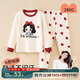 棉奇熊兒童秋衣套裝95%棉小孩女童秋衣秋褲內衣棉質(zhì)毛衫睡衣寶寶家居服 白雪公主【280克純棉春秋款】 110 cm
