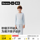 蕉內301H兒童睡衣男女童純棉家居服套裝透氣大童寶寶長(cháng)袖不悶汗春秋季 淺藍小波點(diǎn) 150