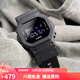 卡西歐（CASIO）男表g-shock經(jīng)典方塊電子表運動(dòng)手表頭文字D男士防水防震石英表 黑武士DW-5600BBN-1D