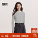 森馬（Semir）[商場(chǎng)同款]長(cháng)袖T恤女緊身簡(jiǎn)約百搭2025春圓領(lǐng)打底衫101125101007