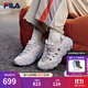 斐樂(lè )（FILA）官方松餅鞋女鞋老爹鞋運動(dòng)鞋2025秋季新款鞋子厚底休閑鞋 微白-WW 37.5