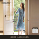 珂萊蒂爾【桑蠶絲】商場(chǎng)同款25年秋季新款優(yōu)雅真絲連衣裙 淺群青色 L