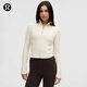 lululemon丨Define 女士短款夾克 *羅紋 Nulu? 芯吸 LW3HOBS 淺象牙白 S /6
