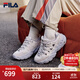 FILA 斐樂(lè )官方女鞋MUFFIN摩登運動(dòng)鞋2025冬新款松餅鞋時(shí)尚休閑鞋 微白-WW 37.5