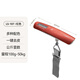 Dretec日本手提電子行李秤 旅行便攜式稱(chēng)重器小型迷你手提秤行李箱精準 紅色