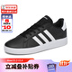 ADIDAS阿迪達斯男鞋女鞋 NEO休閑板鞋 時(shí)尚運動(dòng)鞋網(wǎng)球鞋 黑白GW6503 40