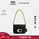 蔻馳（COACH）女士 IDOL單肩包斜挎包鏈帶細節高級感簡(jiǎn)約女包 B4/黑色
