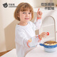 貝肽斯兒童袖套寶寶秋冬季女孩防水防污1-6歲寶寶護袖男女童套袖