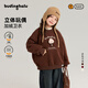 布丁哈魯女童立體公仔玩偶衛衣冬季新品中大童校服神器兒童加絨寬松上衣潮