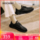 斯凱奇（Skechers）男士皮鞋秋季商務(wù)男鞋高檔德比鞋軟底舒適英倫休閑鞋204702