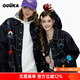 古由卡（GUUKA）美式潮流牛仔夾克男士休閑薄外套秋季2025新款青年外衣大碼情侶裝 藏青色 （夾克情侶外套男女士同款） S