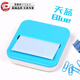 postit便利貼報事貼紙底座抽取式便簽盒子韓國創(chuàng  )意可愛(ài)夾座 便簽盒/藍+2抽取帖/藍