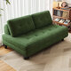 周氏天霖多功能泡芙折疊沙發(fā)床客廳小戶(hù)型抽拉沙發(fā)兩用新款折疊床單人拉床 綠色 1.8米椰棕款（床長(cháng)寬高：1.9*1.8*0.3M）