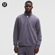 lululemon丨Steady State 男士半拉鏈衛衣*拉絨 LM3FA9S 葡萄朦朧紫 M