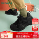 熱風(fēng)【商場(chǎng)同款】秋季新款男士時(shí)尚休閑鞋厚底系帶百搭純色運動(dòng)老 01黑色 42 260mm