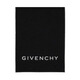 紀梵希（Givenchy）正面LOGO設計絨線(xiàn)圍巾GV3518 黑色 TU