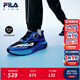 FILA斐樂(lè )兒童童鞋跑步鞋2025年冬季新款男女童中大童兒童超跑鞋 黑/霧紗藍-BY 42 內長(cháng)26.0cm
